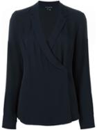 Theory Cross-front Longsleeved Blouse