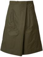 Rachel Comey Wrap Front Culottes, Women's, Size: 0, Green, Cotton/nylon