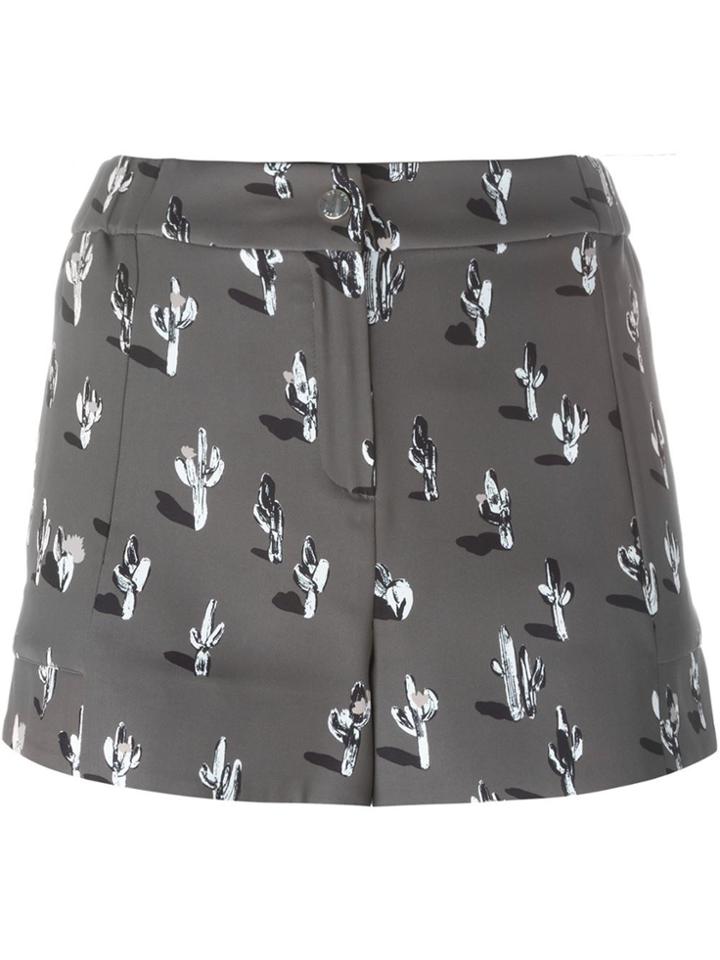 Kenzo 'cartoon Cactus' Shorts - Grey
