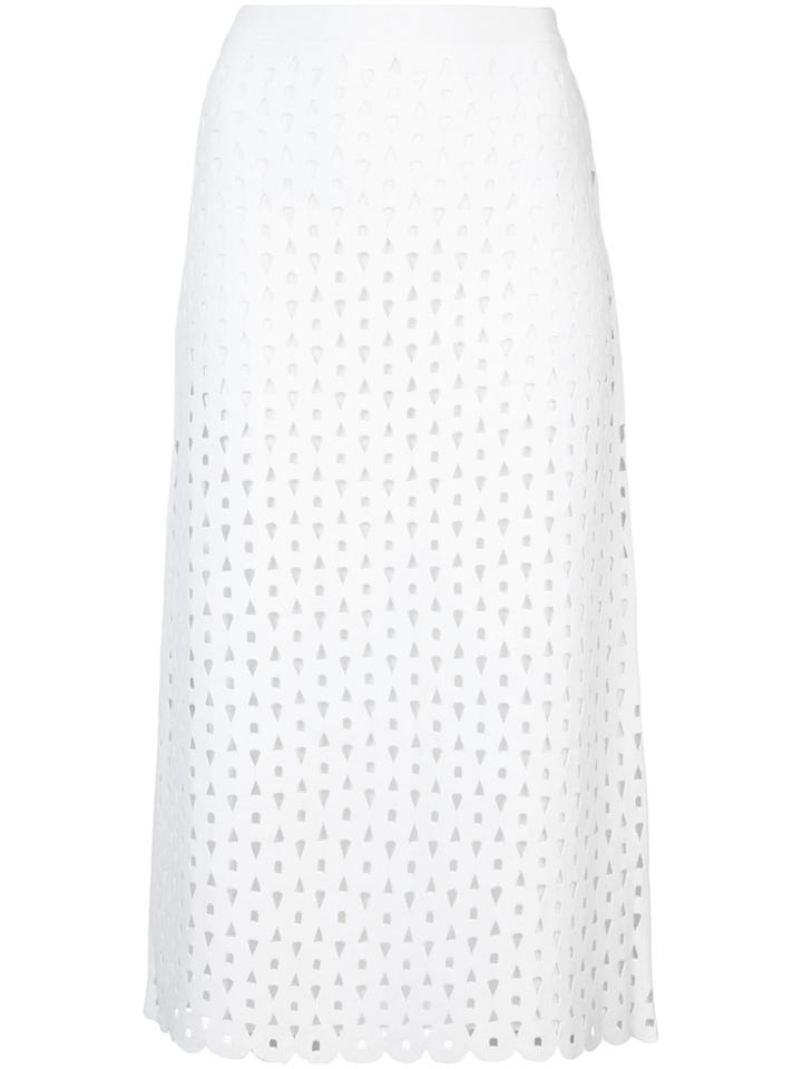 Derek Lam Midi Skirt - White