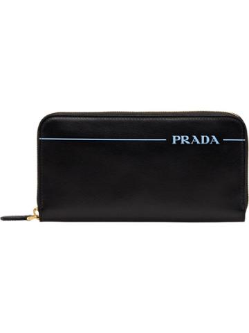 Prada Mirage Wallet - Black