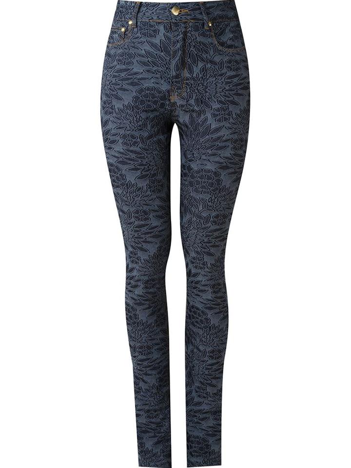 Amapô High-waisted Skinny Jeans, Women's, Size: 36, Blue, Cotton/polyester/spandex/elastane