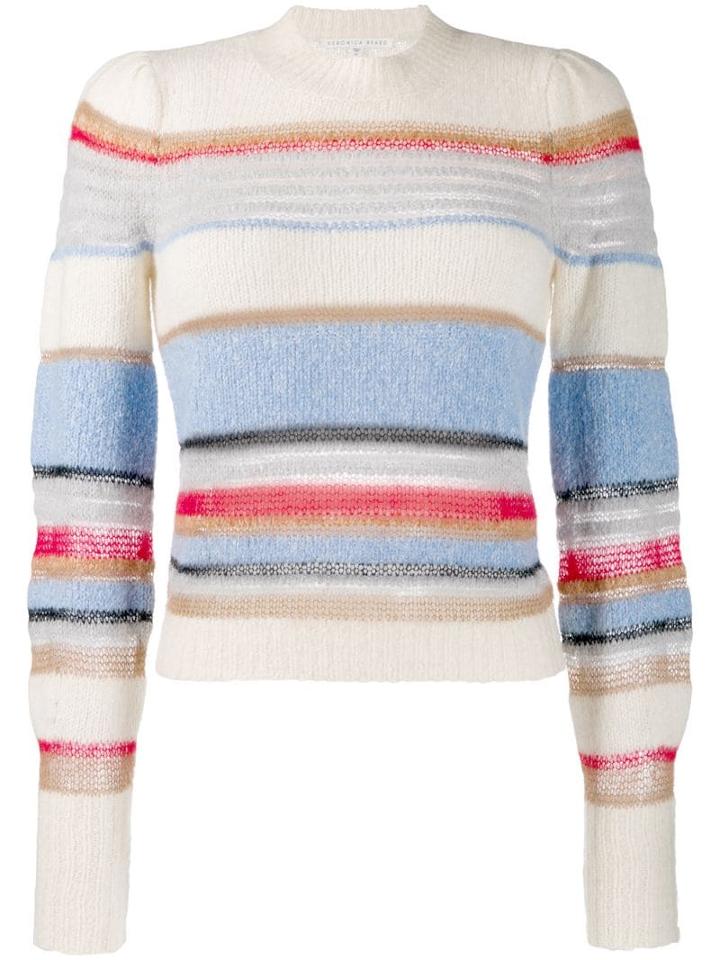 Veronica Beard Meredith Knitted Pullover - Neutrals