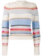 Veronica Beard Meredith Knitted Pullover - Neutrals