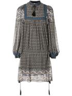 Ulla Johnson Mini Peasant Dress - Blue