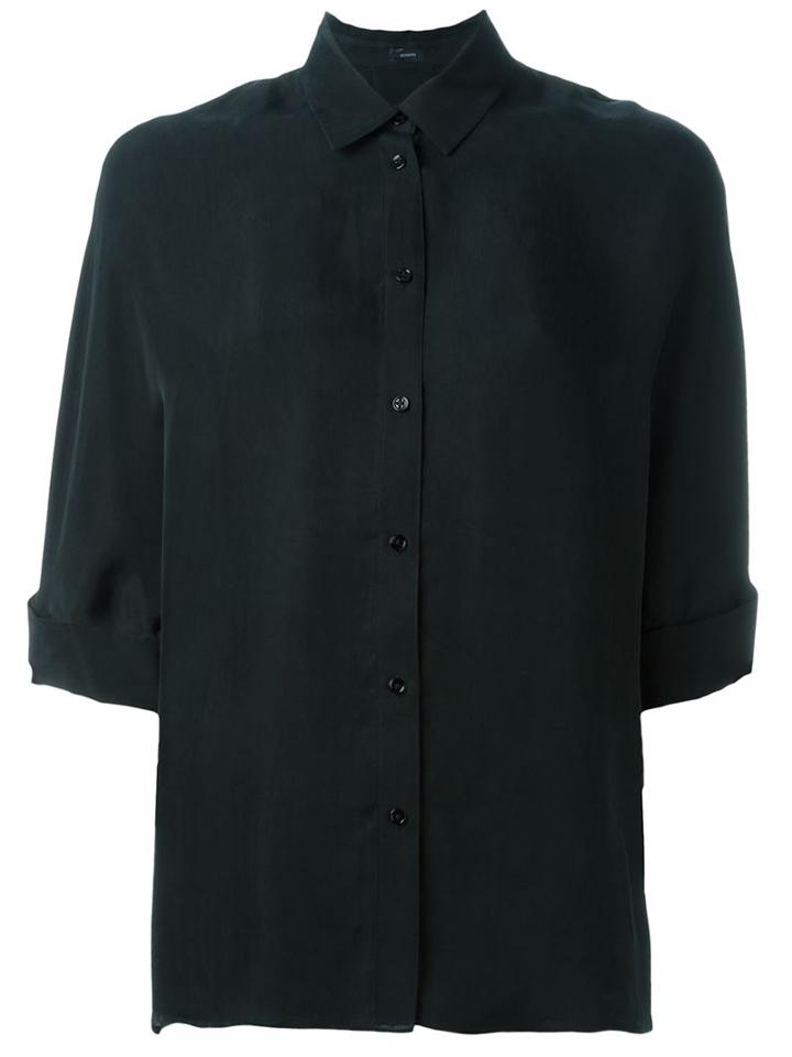 Joseph Bryce Shirt, Women's, Size: 38, Black, Cupro
