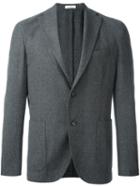 Boglioli Two Button Blazer, Men's, Size: 56, Grey, Acetate/cupro/cashmere/wool