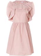 Red Valentino Ruffled Mini Dress - Pink & Purple