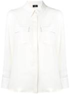 Elisabetta Franchi Loose Fitted Blouse - White