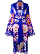 Yuliya Magdych Delight Embroidered Wrap Dress - Multicolour