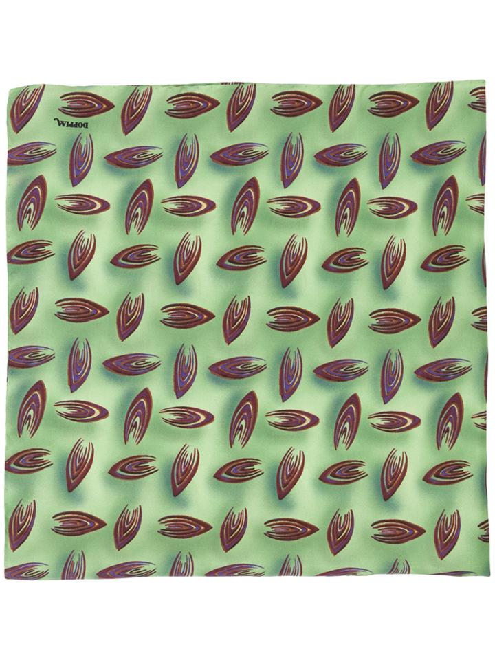 Doppiaa All-over Print Scarf - Green