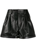 Isabel Marant High-rise Turn-up Shorts - Black