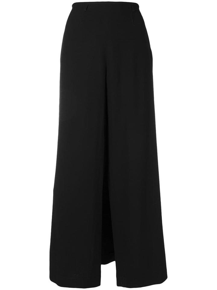 Jean Paul Gaultier Vintage Wide Legs Skirt-trousers - Black