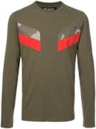 Neil Barrett Camo Panel T-shirt - Green
