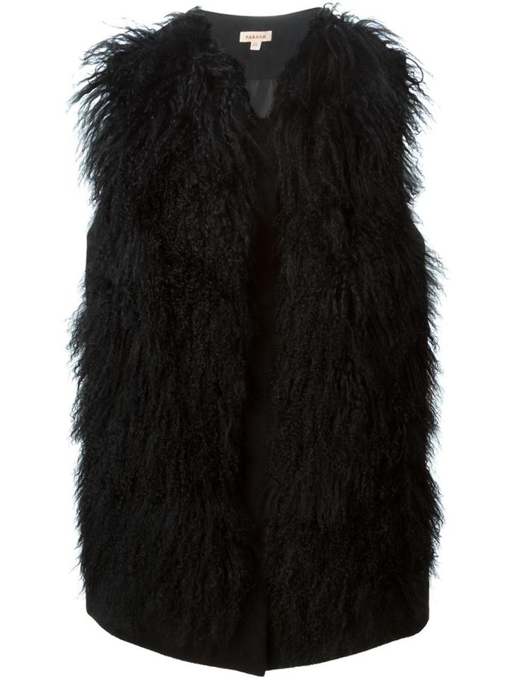 P.a.r.o.s.h. Sleeveless Fur Coat