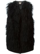 P.a.r.o.s.h. Sleeveless Fur Coat