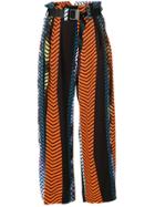Issey Miyake Print High-waist Trousers - Multicolour