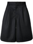 Comme Des Garçons Shirt Boys Long Bermuda Shorts, Men's, Size: Medium, Blue, Wool