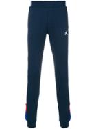 Le Coq Sportif Side Stripe Sweat Pants - Blue