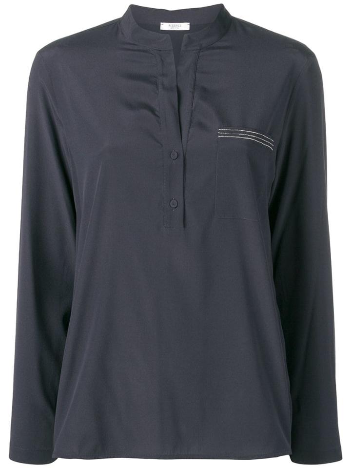 Peserico Basic Blouse - Blue