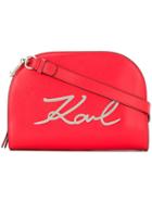 Karl Lagerfeld K/signature Big Crossbody Bag - Red