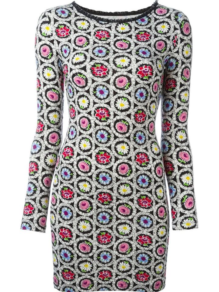 Moschino Vintage Flower Print Dress