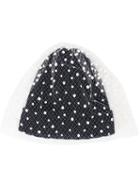 Tu Es Mon Trésor Layered Tulle Beanie - Blue