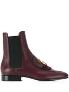 Chloé Chloé C Flat Chelsea Boots - Purple