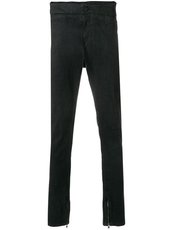 Cedric Jacquemyn Skinny Biker Trousers - Black