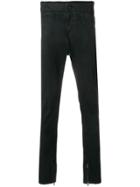Cedric Jacquemyn Skinny Biker Trousers - Black