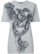 Alexander Mcqueen Phoenix Print T-shirt - Grey