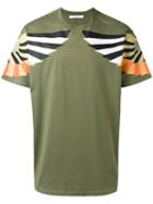 Givenchy Shoulder Print T-shirt, Men's, Size: Large, Green, Cotton