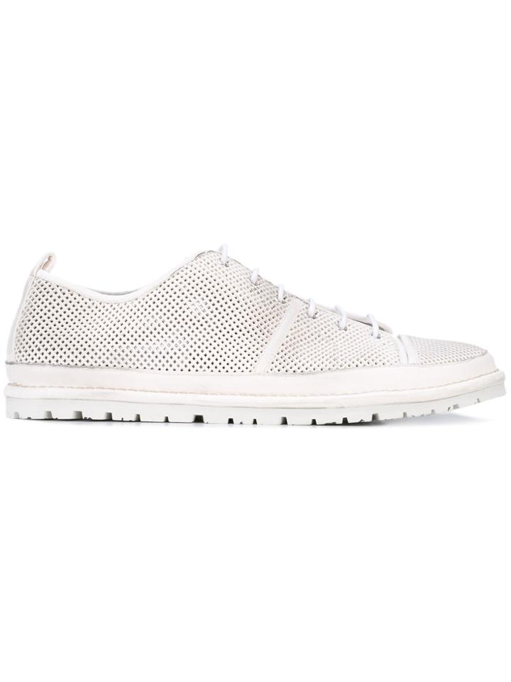 Marsèll Perforated Panel Trainers - White