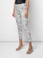L'agence Margot Cropped Jeans - White