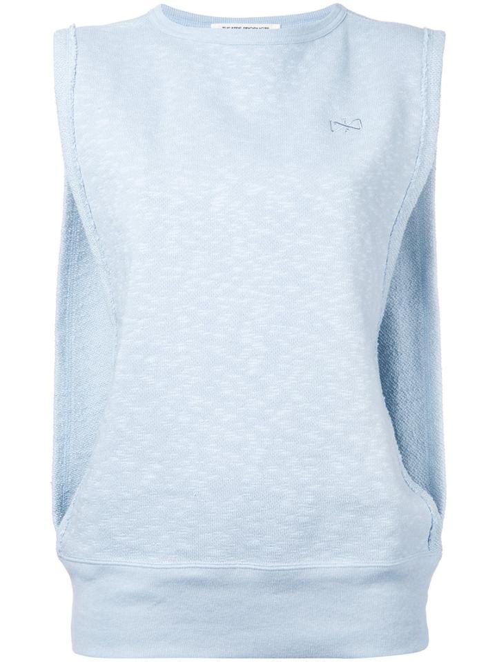 Theatre Products Slit Side Sweat Tank, Women's, Blue, Cotton