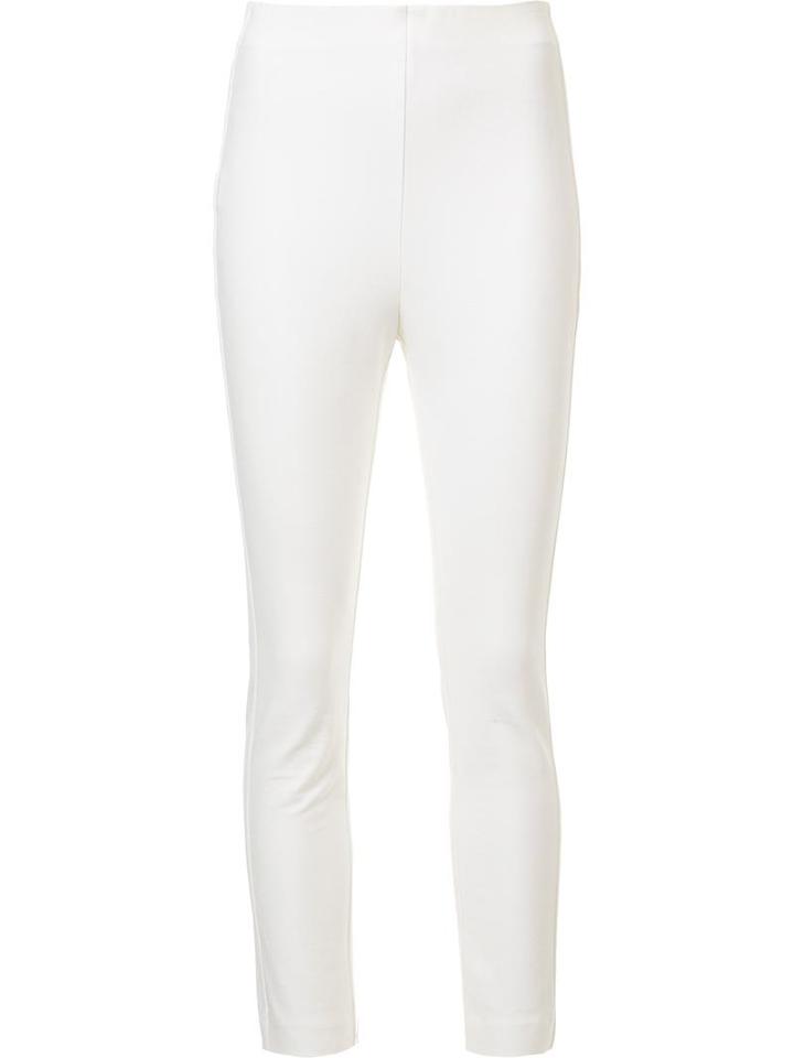 Cropped Leggings, Women's, Size: 0, White, Cotton/elastodiene, Derek Lam 10 Crosby