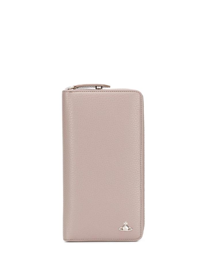 Vivienne Westwood Logo Plaque Wallet - Neutrals
