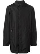 Prada Single Breasted Coat, Men's, Size: 50, Black, Polyamide/polyester