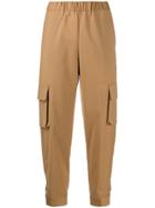Semicouture Pocket-detail Trousers - Neutrals