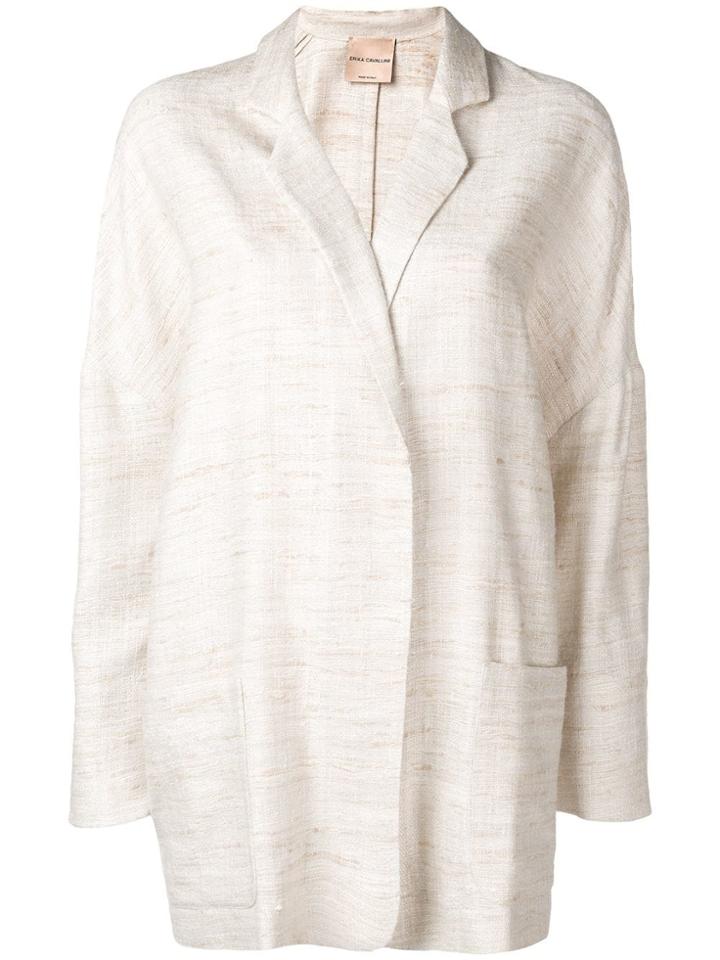 Erika Cavallini Soft Shirt Jacket - Neutrals