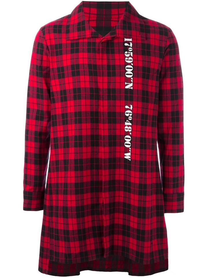 D.gnak Checked Long Shirt