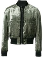 Haider Ackermann Velvet Bomber Jacket - Green