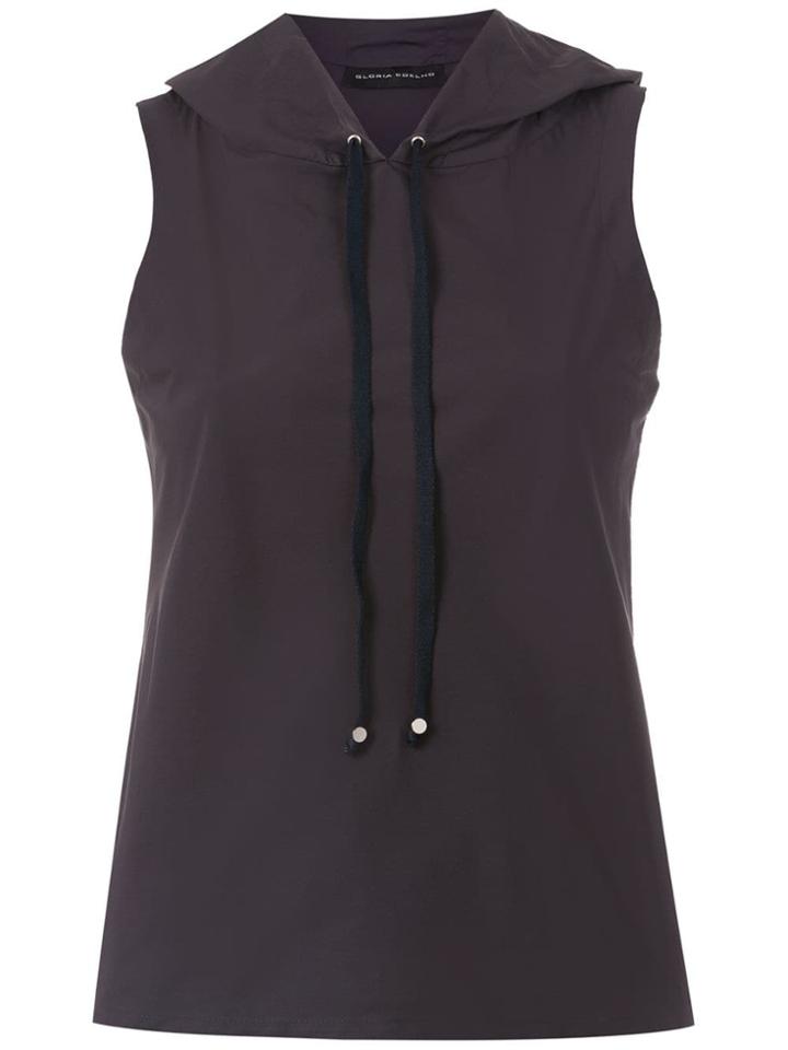 Gloria Coelho Hooded Blouse - Black