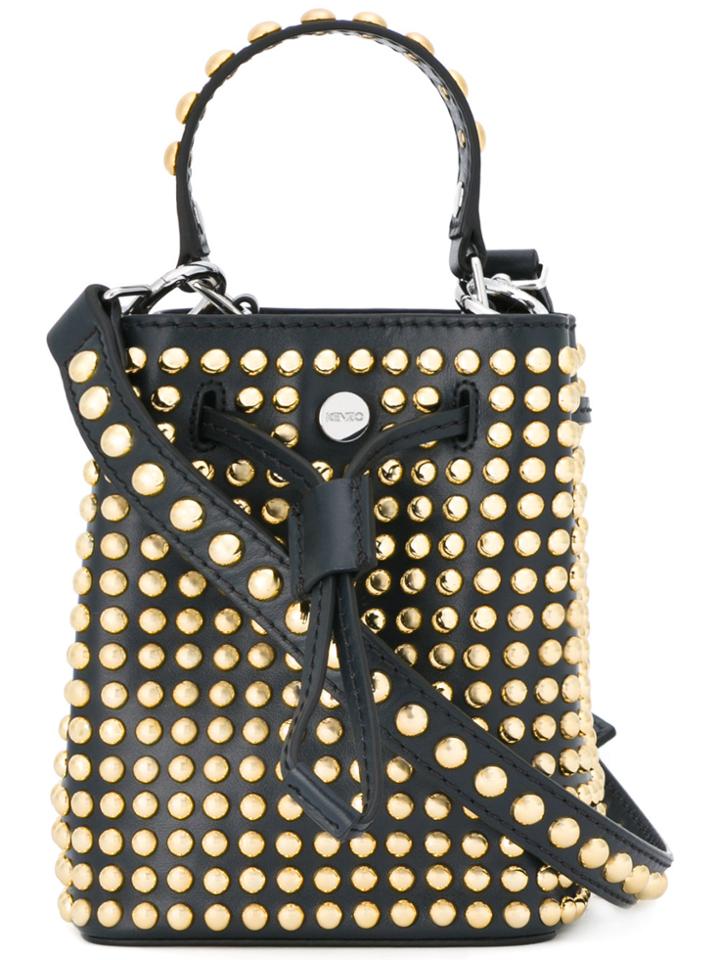 Kenzo Mini Bike Bucket Tote - Black