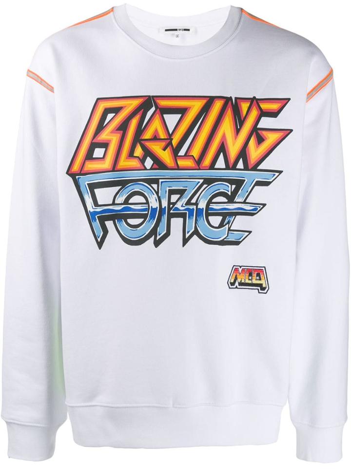 Mcq Alexander Mcqueen 'blazing Force' Sweatshirt - White