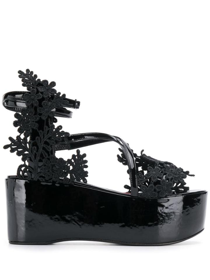 Maison Ernest Fable Platform Sandals - Black