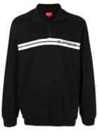 Supreme Half-zip Sweatshirt - Black