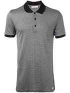 Versace Collection Contrast Collar Polo Shirt, Men's, Size: Small, Black, Viscose/cotton