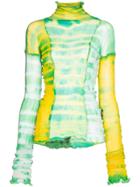 Asai Hot Wok Tie-dye Top - Green