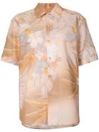 Maison Margiela Hawaiian Print Shirt - Pink & Purple